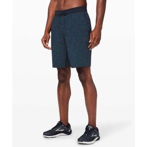Lululemon T.H.E. Short 9" *Liner Heather Allover Iron Blue True Navy